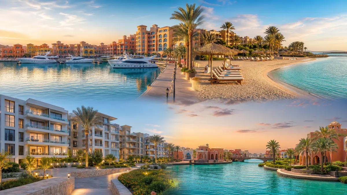 Comparison of Hurghada, Sahl Hasheesh and El Gouna on the Red Sea