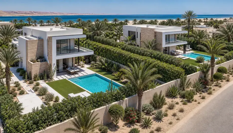Moderne kleine private Villa in Hurghada mit Pool und 1.000 m² Privatbereich — Summerland New Hurghada