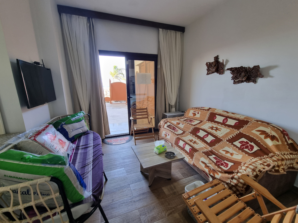 1-комнатная квартира с частным пляжем в Turtles Beach Resort — Turtles Beach Al Ahyaa