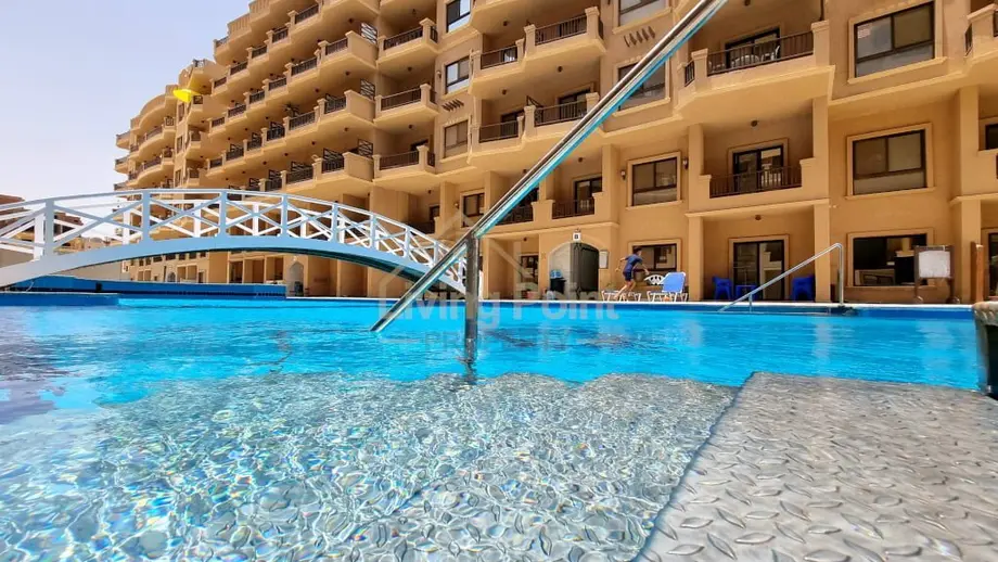 Pool-view apartment in Hurghada near the Red Sea — Turtles Beach Al Ahyaa