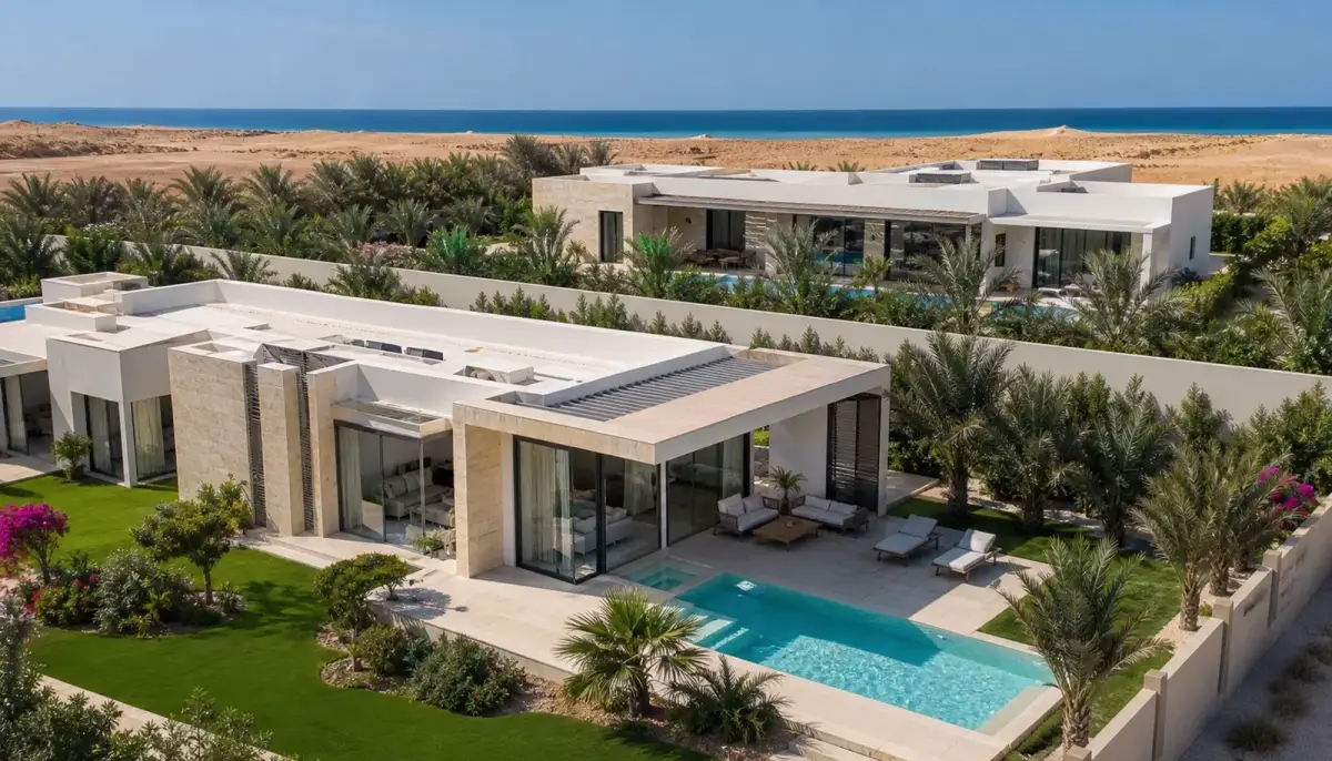 Moderne kleine private Villa in Hurghada mit Pool und 1.000 m² Privatbereich — Summerland New Hurghada